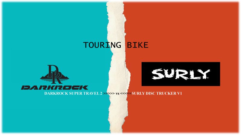So sánh xe đạp surly disc trucker và darkrock super travel 2