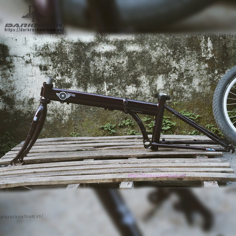 Khung xe đạp gấp Darkrock Jungle 20 inch - Ảnh 4
