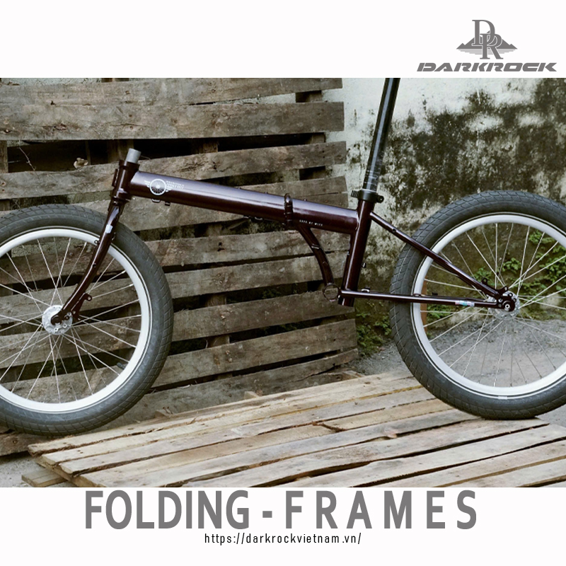 Khung xe đạp gấp darkrock jungle 20 inch