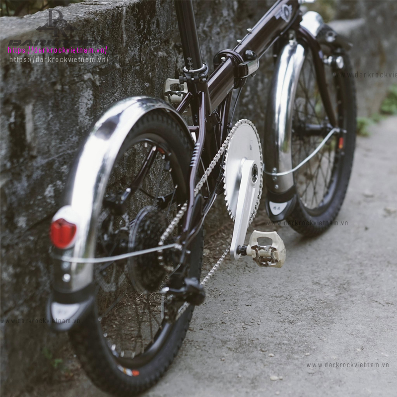 Xe đạp gấp Darkrock Jungle 20inch (Sao chép) - Ảnh 14