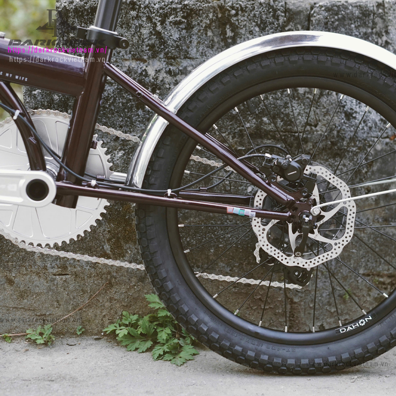 Xe đạp gấp Darkrock Jungle 20inch (Sao chép) - Ảnh 24