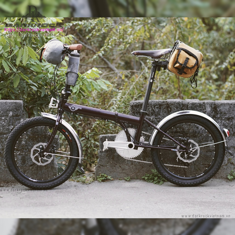 Xe đạp gấp Darkrock Jungle 20inch (Sao chép) - Ảnh 15