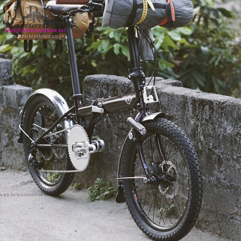 Xe đạp gấp Darkrock Jungle 20inch (Sao chép) - Ảnh 13
