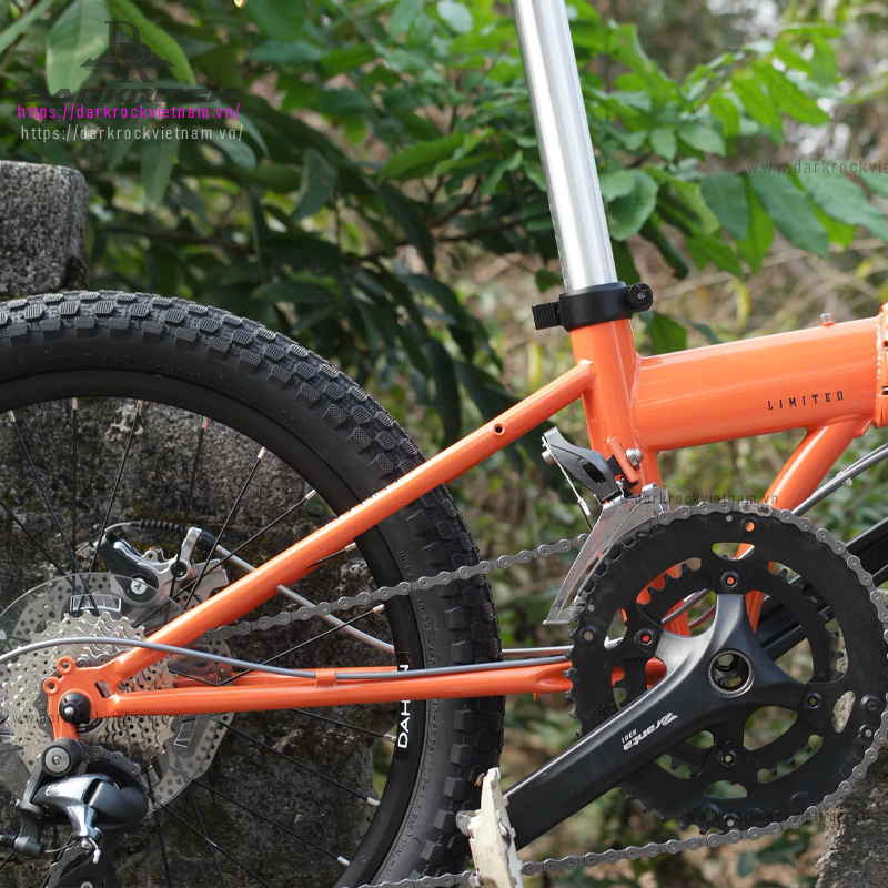 Xe đạp gấp gravel Darkrock Jungle - Ảnh 4