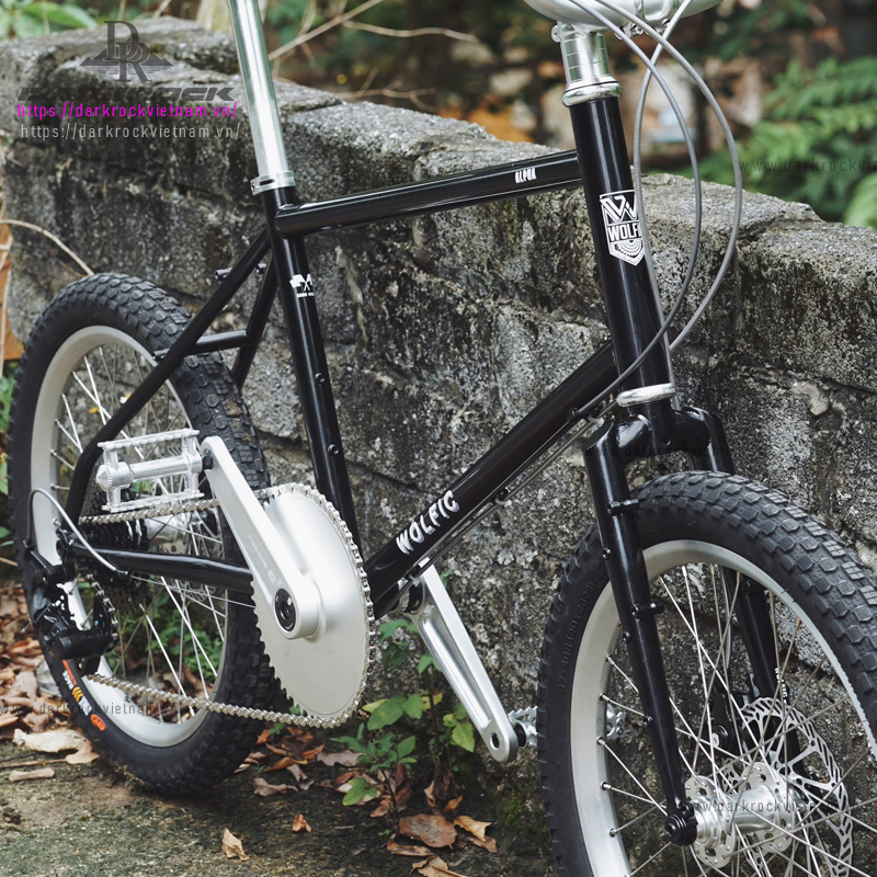 Xe đạp WOLFIC Alpha Mini Velo 20 inch phong cách Nhật Bản